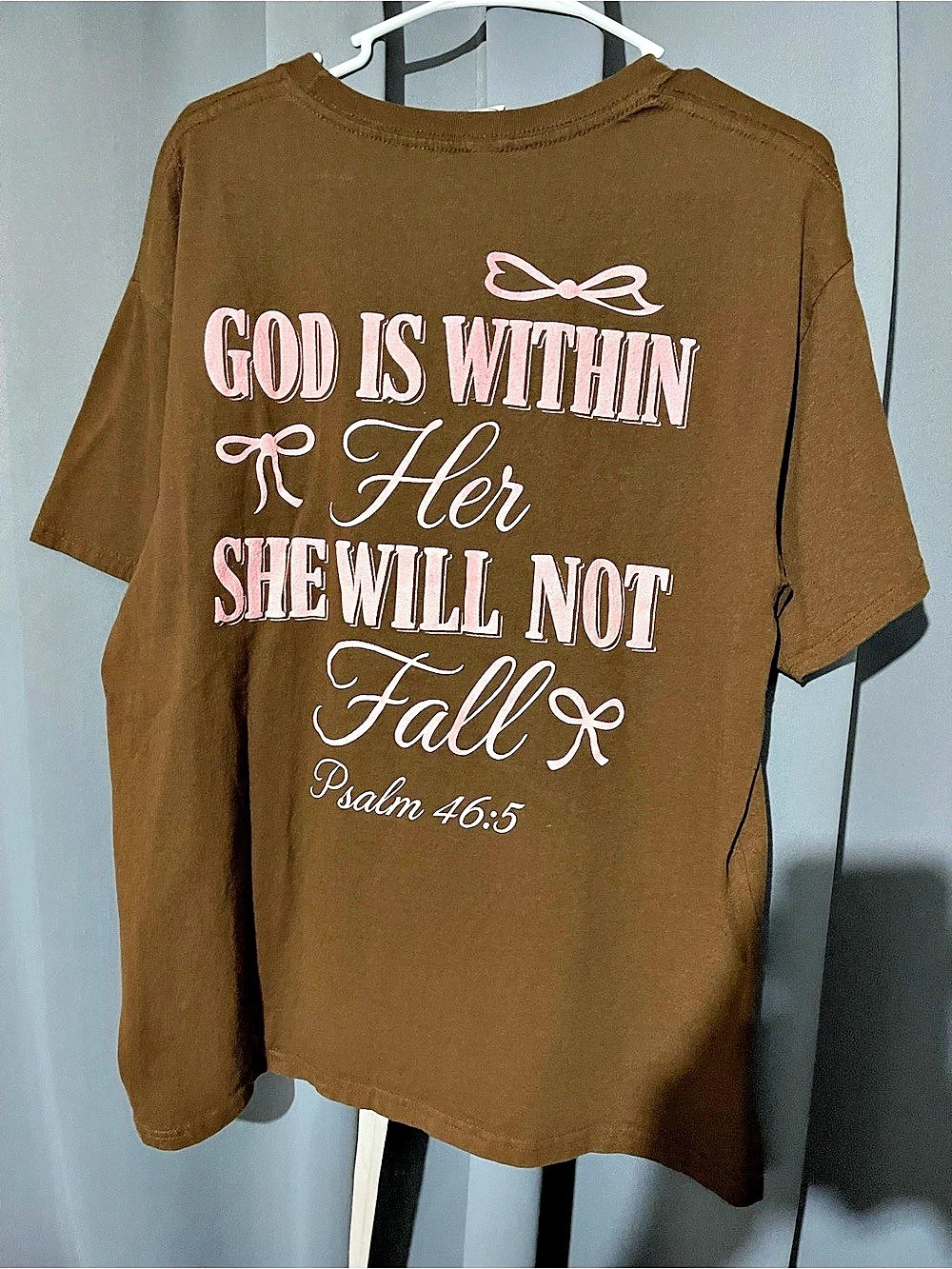 Brown & Pink Graphic Tee
